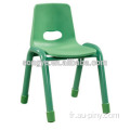 Chaise Kindergarten en plastique empilable en plastique